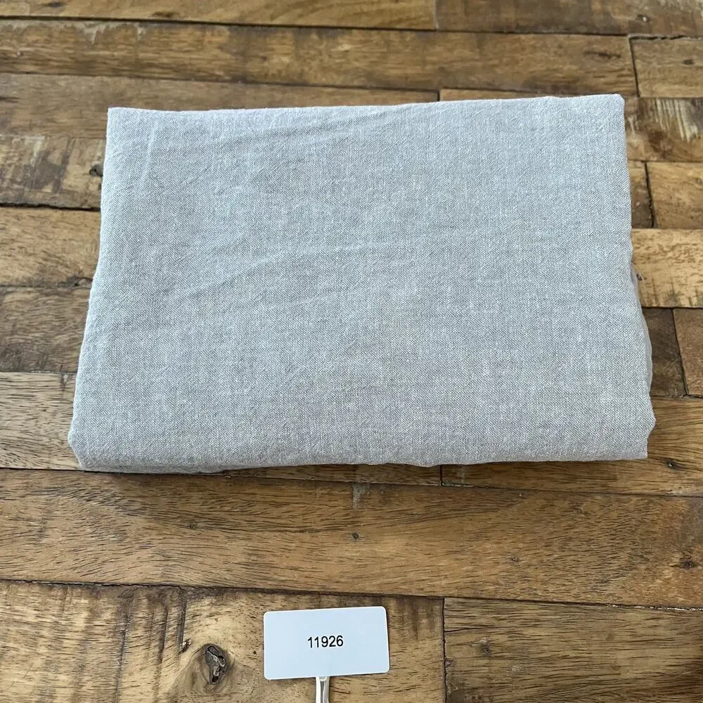 Magnolia Hearth & Hand Linen Blend King Pillowcase Pair Solid Heather Gray
